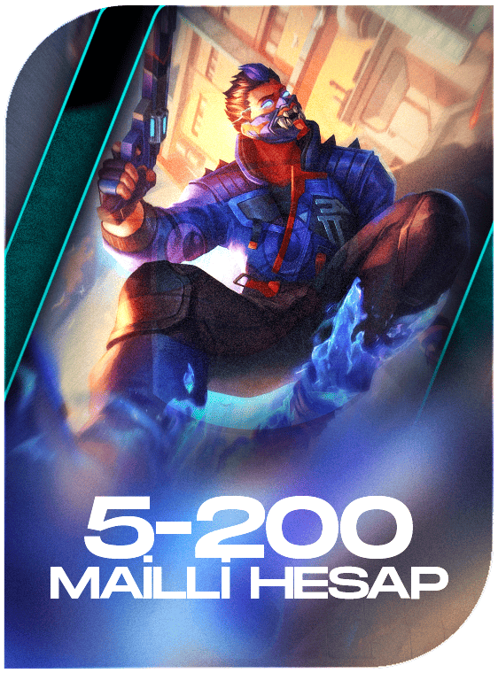 Valorant 5-200 Mail Garantili Random Hesap [TR] ( Kasa Ürünü )