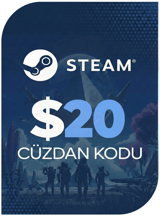 Steam 20 USD Cüzdan Kodu