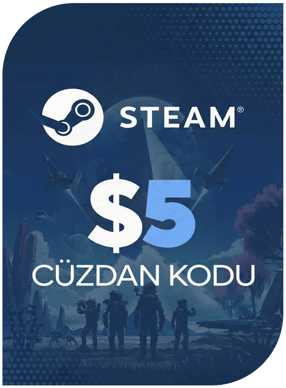 Steam 5 USD Cüzdan Kodu